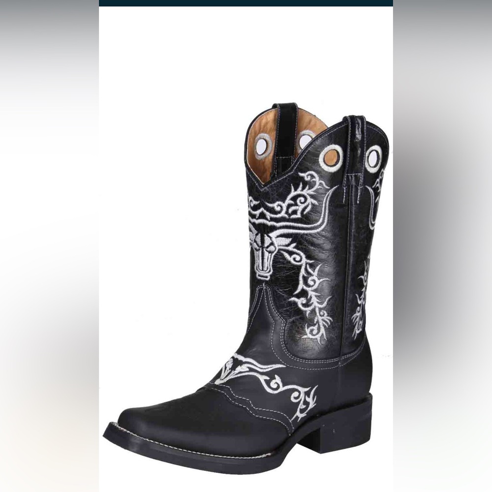 El General Rodeo Boot - Crazy Black 34313